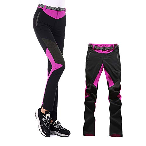 LHHMZ Mujeres Pantalones Impermeables de Senderismo Transpirable Ligero Deportes al Aire Libre Secado rápido Pantalones Trekking De Escalada