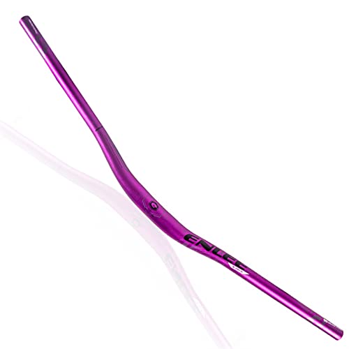 LHSJYG Manillar De Bicicleta,Manillares para Bicicletas El Coche De Aleación De Aluminio Pone La Bicicleta De Montaña Cross Cross Country 800mm Spring Down Swallow (Color : Purple)