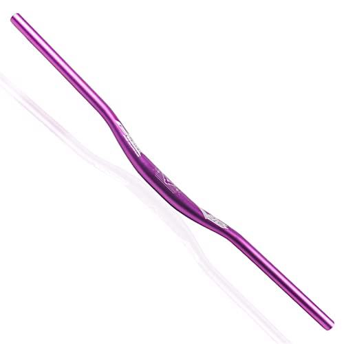 LHSJYG Manillar De Bicicleta,Manillares para Bicicletas El Coche De Aleación De Aluminio Pone La Bicicleta De Montaña Cross Cross Country 800mm Spring Down Swallow (Color : Purple)