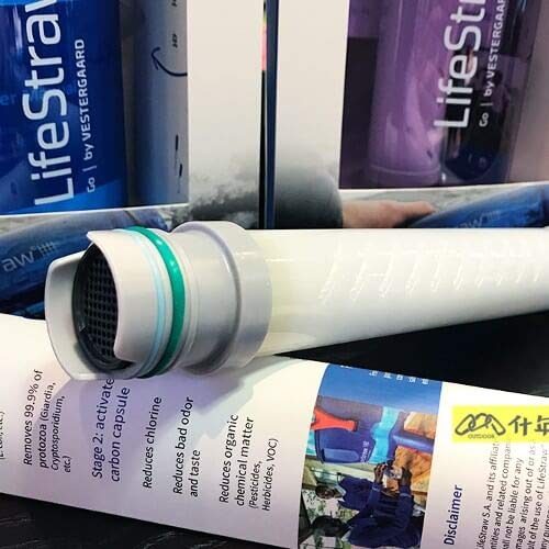 Lifestraw Go Filtro 2-Etapa-Reemplazo Para Go (2-Stufig) Filtro Blanco, Weis, M