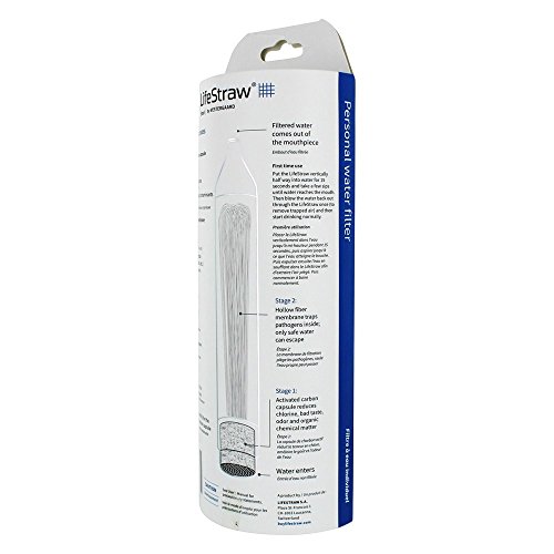 Lifestraw Go Filtro 2-Etapa-Reemplazo Para Go (2-Stufig) Filtro Blanco, Weis, M