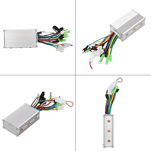 Linel Controlador Sin Escobillas De Aleación De Aluminio, Controlador De Motor Sin Escobillas 36v/48v 350w para Scooter De Bicicleta Eléctrica para Bicicleta Eléctrica Scooter