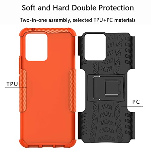 Liner Funda para Realme 8 Pro/Realme 8 4G Estuche, Carcasa de Antigolpes [Rugged Armour] Soporte Plegable Oculto + TPU Bumper Rubber Caso para Realme 8 Pro/Realme 8 4G - Verde