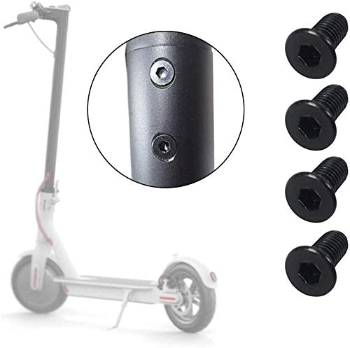 Linghuang 4 x Tornillos para Manillar de Scooter Eléctrico Xiaomi M365 Tornillos de repuestos Tornillo de Cabeza Hexagonal