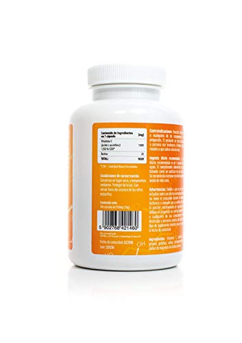 Liposomal Vitamina C 1000, paquete con 100 cápsulas 1150 mg (115 g)