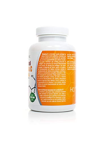 Liposomal Vitamina C 1000, paquete con 100 cápsulas 1150 mg (115 g)