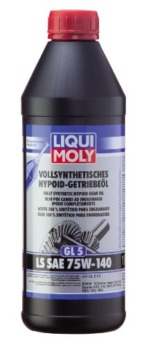 Liqui Moly 4421 Aceite 100 % Sintético Para Engranajes Hipoides, Gl5, Ls, Sae, 75W-140, 1 L + 4420 Aceite 100 % Sintético Para Engranajes Hipoides, Gl5, Ls, Sae, 75W-140, 500 Ml