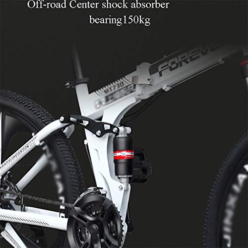 LIUCHUNYANSH Mountain Bike Bicicleta para Joven Las Bicicletas MTB MTB Camino de la Bicicleta Plegable de los Hombres de 21 Pulgadas, Llantas de Velocidad 24/26 for Mujer for el Adulto