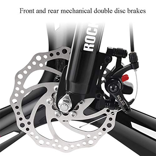 LIUCHUNYANSH Mountain Bike Bicicleta para Joven Las Bicicletas MTB MTB Camino de la Bicicleta Plegable de los Hombres de 21 Pulgadas, Llantas de Velocidad 24/26 for Mujer for el Adulto