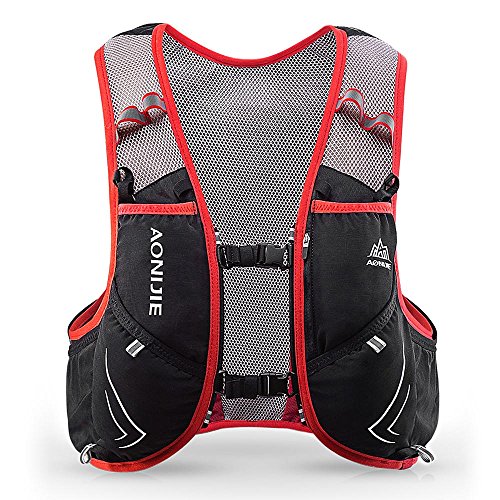 Lixada 5L Vejiga de Agua Mochila, Mochila Hidratación, Running Mochila, Impermeable y Transpirable, para Camping, Marathoner, Correr, Caminar, Escalada, Actividades al Aire Libre (M-L)