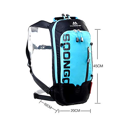 Lixada Mochila de Ciclismo MTB Hidratación Transpirable 6L Bolsas de BicicletaImpermeables con Cubierta de Lluvia Mochila de Bicicleta de Carretera Portador de Agua