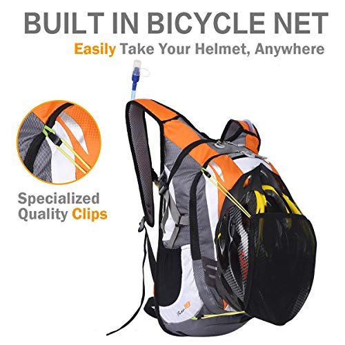 Local Lion 18L Mochila de Ciclismo de Deportes al Aire Libre de Senderismo Excursion Multifuncional Nylon para Unisex Color Amarillo