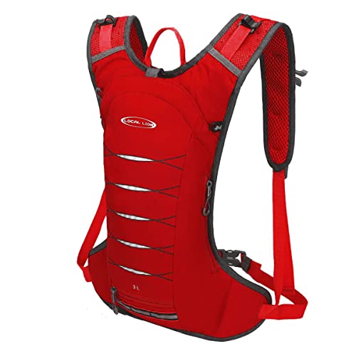 Local Lion Mochila de Ciclismo 3L Ligera para Hidratación Trail Running Deportes al Aire Libre