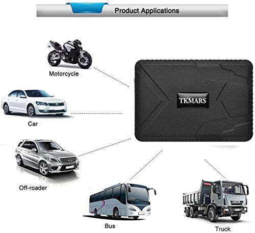 Localizador GPS para Coche ，120 Días de Tiempo de Espera Prolongado Impermeable GPS Tracker de Imán Fuerte para Camiones de Motocicleta TK915