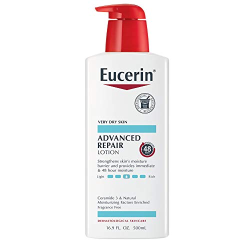 Loción de piel seca de reparación de eucerina, botella de 16.9 onzas por Eucerin