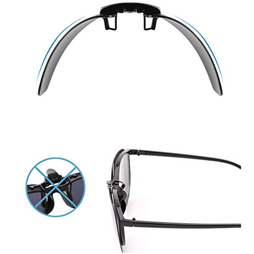 LOHO Polarizado Clip Unisex en Gafas de Sol para Anteojos Recetados-UV400 para Carreras, Conducción, Golf, y Mucho Más Deportes Exteriores