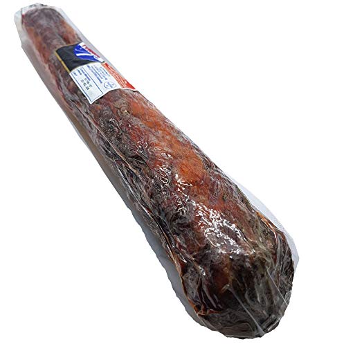 Lomo de Bellota ibérico 50% Raza Ibérica Pinucho - Media Barra - Peso Aproximado 600/700 gramos - Lomo de cerdo de bellota ibérico prácticamente libre de grasa externa - Elaboración Artesanal