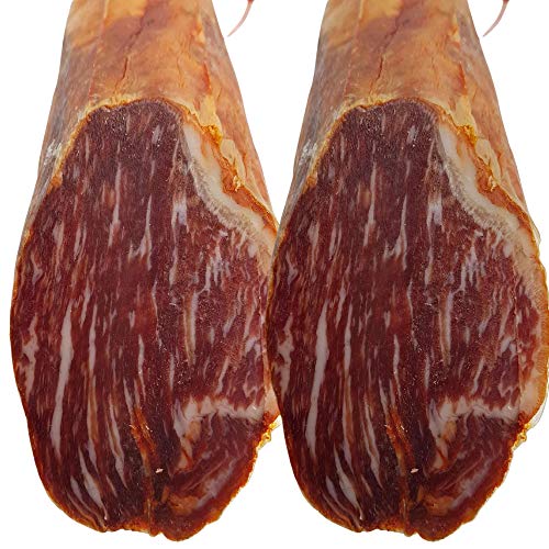 Lomo de Bellota ibérico 50% Raza Ibérica Pinucho - Peso Aproximado 1300/1450 gramos - Lomo de cerdo de bellota ibérico prácticamente libre de grasa externa - Elaboración Artesanal