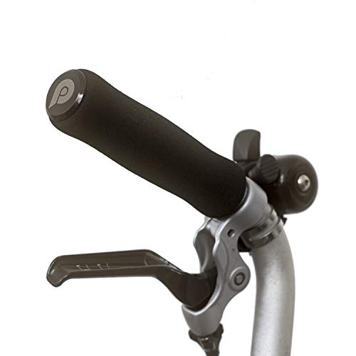 London Craftwork Mangos de espuma M/H/S + tapones para manillar BROMPTON NEGRO