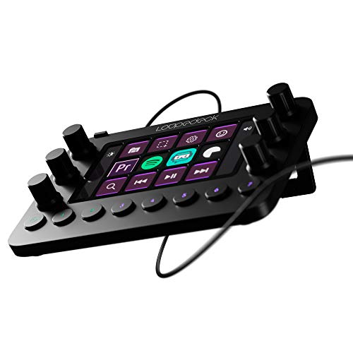 Loupedeck Live: la consola personalizada para la transmisión directa, la edición de fotos y vídeos con botones personalizables, selectores y pantalla táctil LED