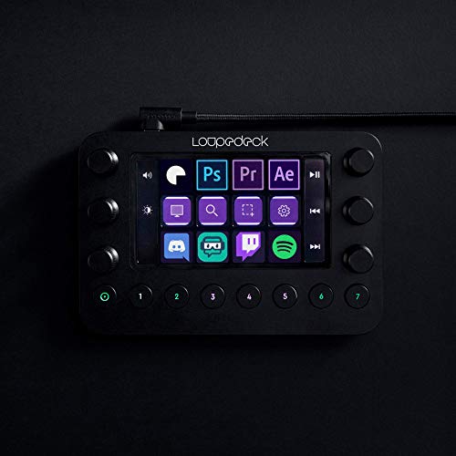 Loupedeck Live: la consola personalizada para la transmisión directa, la edición de fotos y vídeos con botones personalizables, selectores y pantalla táctil LED