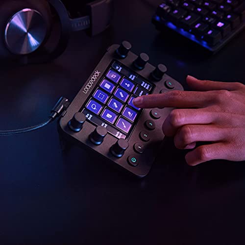 Loupedeck Live: la consola personalizada para la transmisión directa, la edición de fotos y vídeos con botones personalizables, selectores y pantalla táctil LED