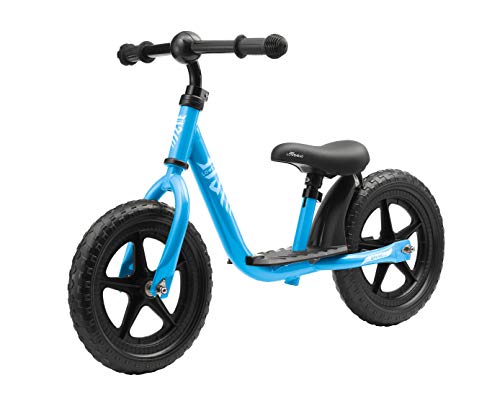 LÖWENRAD Bicicleta sin Pedales para niños y niñas a Partir de 3-4 año, Bici 12" Ligero (3KG) con sillín y manubrio Regulable, Azul