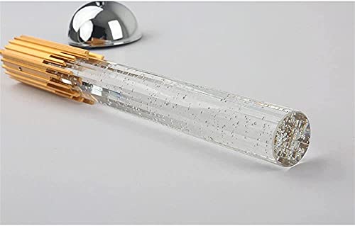 LQ Led cristal tubo araña cristal vidrio europeo moderno araña techo luz largo tubo largo dormitorio decoración estudio downlight burbuja acrílico cristal polo araña de araña sala de estar luz candela