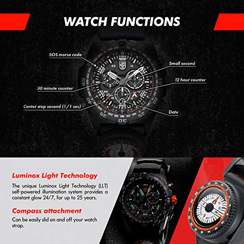 Luminox Reloj Analógico para Unisex Adulto de Automático con Correa en Caucho XB.3741