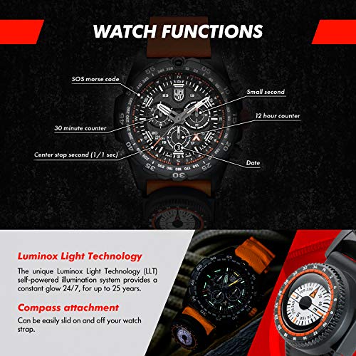 Luminox Reloj Analógico para Unisex Adulto de Automático con Correa en Caucho XB.3749