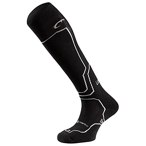 Lurbel Peak, Calcetines de la Lana, Calcetines Térmicos, Calcetines de Ski. Calcetín alto, Calcetín Anti-ampollas y Anti-olor, Calcetín de invierno, Calcetines para Esquiar. Unisex (MEDIANA - M)