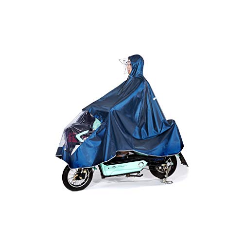 LXRZLS Chaqueta Impermeable para Ciclismo - Poncho Multifuncional - Impermeable - Ride Cycling, Ride Electric, Ride Motorcycle, Running - Unisex (Color : Blue, Size : XXXXL)