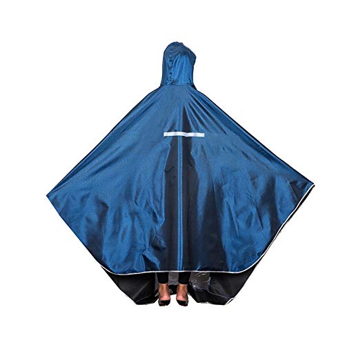 LXRZLS Chaqueta Impermeable para Ciclismo - Poncho Multifuncional - Impermeable - Ride Cycling, Ride Electric, Ride Motorcycle, Running - Unisex (Color : Blue, Size : XXXXL)