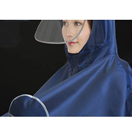 LXRZLS Chubasquero de Ciclismo - Capucha compacta con Capucha para la Lluvia - Adecuado para Ciclismo, Correr, eléctrico, Motocicleta - Unisex - Cubierta de Lluvia Extra Grande para Dos Personas