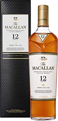 Macallan Sherry Oak 12 Años Single Malt Whisky Escoces, 40% - 700 ml