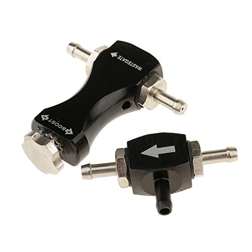 MagiDeal Regulador Ajustable de Turbo Boost 30PSI Herramienta para Vehículos Universal - Negro