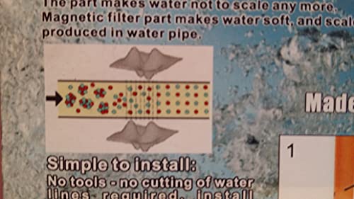 Magnetic Water Conditioner 6 pares x removedor de cal XT6