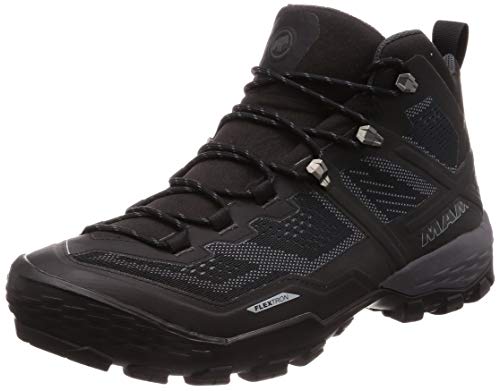 Mammut Bota DUCAN Mid GTX Botas Montañismo, Alpinismo y Trekking Hombre, Multicolor (Black/Dark Titanium), 40 1/3