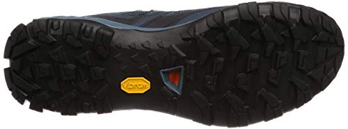 Mammut Bota DUCAN Mid GTX Botas Montañismo, Alpinismo y Trekking Hombre, Multicolor (Black/Light Poseidon), 42