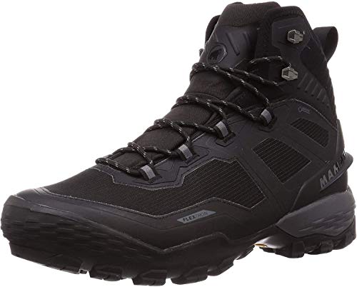 Mammut Bota DUCAN Pro High GTX Botas Montañismo, Alpinismo y Trekking Hombre, Multicolor (Black/Titanium), 42 2/3