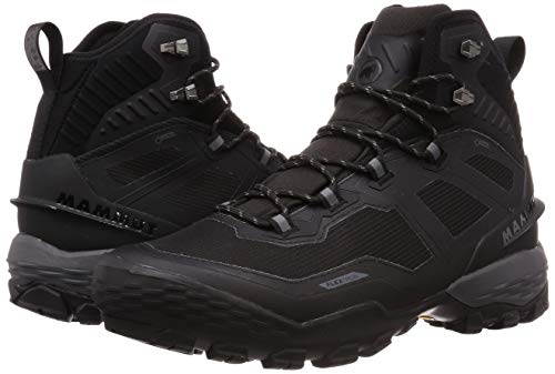 Mammut Bota DUCAN Pro High GTX Botas Montañismo, Alpinismo y Trekking Hombre, Multicolor (Black/Titanium), 42 2/3