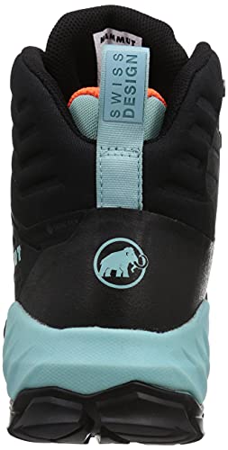 MAMMUT Bota SAPUEN High GTX, Botas de Senderismo Mujer, Black/Dark Frosty, 40 EU