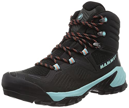 MAMMUT Bota SAPUEN High GTX, Botas de Senderismo Mujer, Black/Dark Frosty, 40 EU