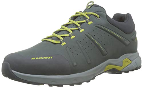 Mammut Convey Low GTX, Zapatillas de Senderismo Hombre, Gris (Graphite/Dark Citron 000), 40 2/3 EU