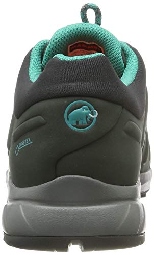 Mammut Convey Low GTX, Zapatillas de Senderismo Mujer, Gris (Graphite/Dark Atoll 000), 37 1/3 EU