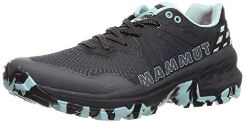 MAMMUT SERTIG II Low, Zapatillas de Senderismo Mujer, Black/Dark Frosty, 37 1/3 EU