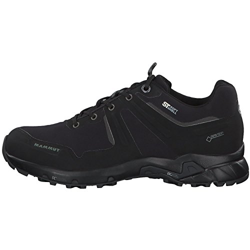 Mammut Ultimate Pro Low Gtx, Zapatillas de Senderismo para Mujer, Negro (Black/Black 000), 37 1/3 EU