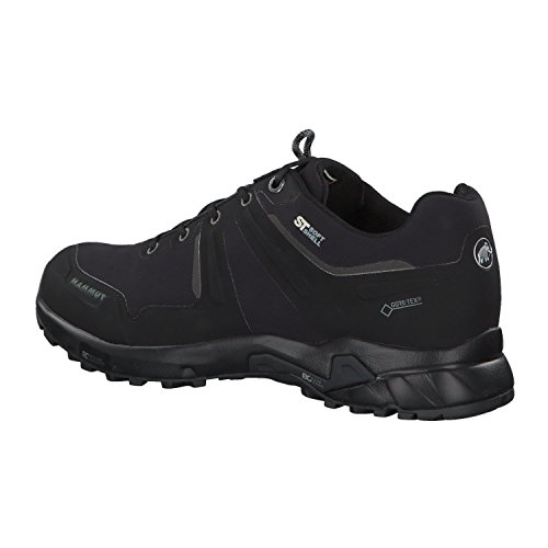 Mammut Ultimate Pro Low Gtx, Zapatillas de Senderismo para Mujer, Negro (Black/Black 000), 37 1/3 EU