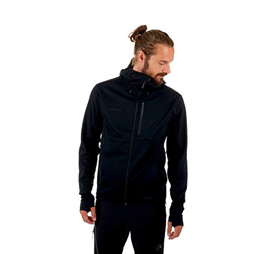 MAMMUT ULTIMATE V SO - Chaqueta, Hombre, Negro(BLACK-BLACK), XL