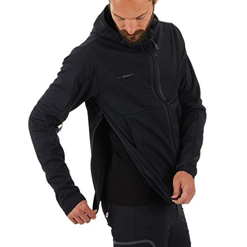 MAMMUT ULTIMATE V SO - Chaqueta, Hombre, Negro(BLACK-BLACK), XL